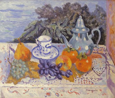 ザクロ、柿、スズ 作： Henri Charles Manguin