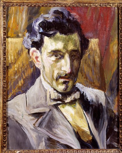 作曲家モーリス・ラヴェル (1875-1937) の肖像 アンリ・マンガン (1874-1949) による絵画 1903 日。 0,43x034 m パリ、国立近代美術館 作： Henri Charles Manguin