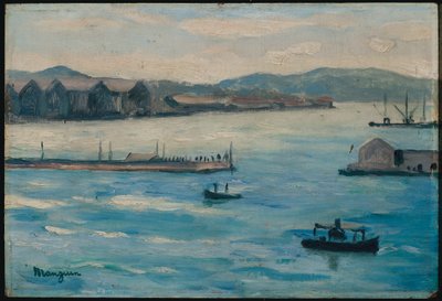 トゥーロン、港の入り口 作： Henri Charles Manguin