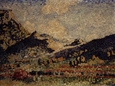 小マウレ山の研究 作： Henri Edmond Cross
