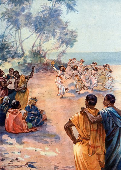 View of Tahiti under the regne of Pomare IV (1813-1877) (View of Tahiti at the times of Pomare IV   1440400   ja       japanese Successfully Translated  Original: Landscape with Milkmaid Translat: Landscape with Milkmaid 1433586 ja japanese Successfully Tr 作： Henri Gaston Darien