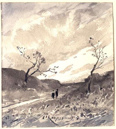  作： Henri-Joseph Harpignies