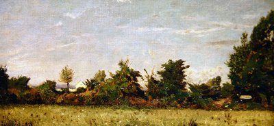 コテージのある風景 作： Henri Joseph Harpignies
