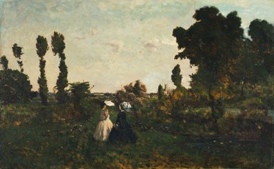 人物のいる風景 作： Henri-Joseph Harpignies