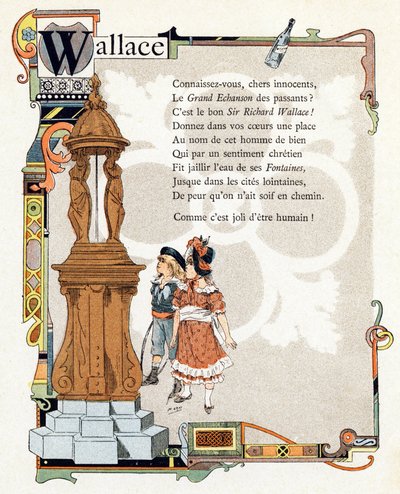 Alphabet of good example "のイラスト、1890年頃（エングレーヴィング） 作： Henri (1858 1924) Gray