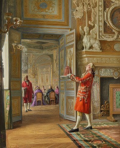 バチカンで：デザートが出されます 作： Henri Adolphe Laissement