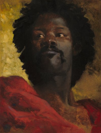 アビシニアの酋長、c。 1870年。 作： Henri Alexandre Georges Regnault