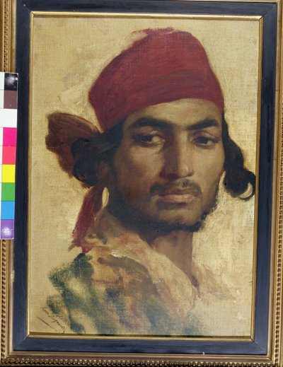 ギーターノ、ヘッドスタディ 作： Henri Alexandre Georges Regnault