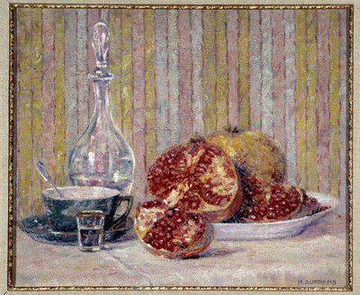 手榴弾のある静物 Henri Aurrens (1873-1934) 作の絵画 必須の記載: コレクション財団はマルセイユのプロヴァンスを尊重します 作： Henri Aurrens
