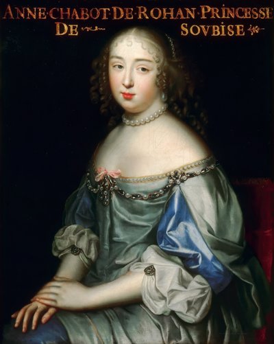 アン・ド・ロアン・シャボ、スビゼーの王女 作： Henri Beaubrun
