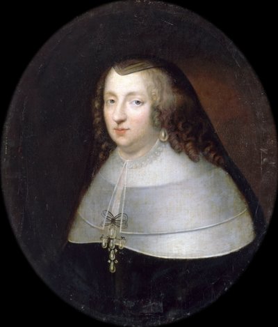 オーストリアのアンの肖像1601-1666 作： Henri Beaubrun
