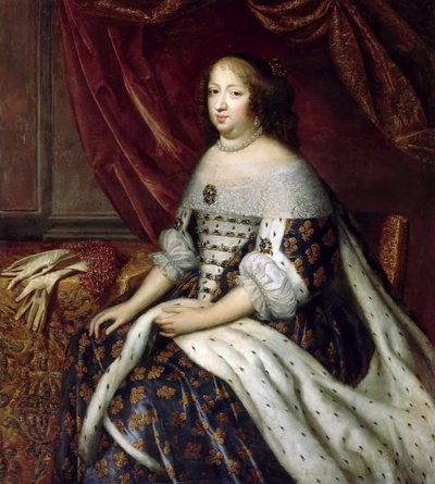 オーストリアのアンの肖像1601-1666 作： Henri Beaubrun