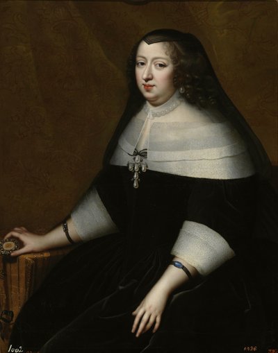 オーストリアのアンの肖像1601-1666、1659年頃 作： Henri Beaubrun