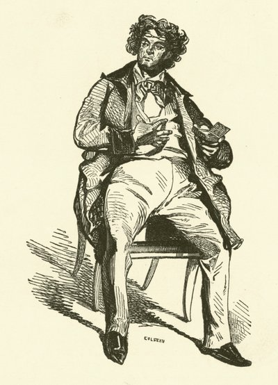 The Theatrical Agent」（彫刻 作： Henri Bonaventure (after) Monnier