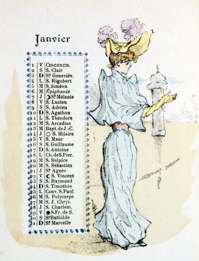 1月 作： Henri Boutet