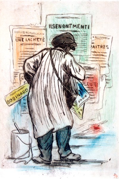 ポスターマン、c1900-1919 作： Henri Boutet