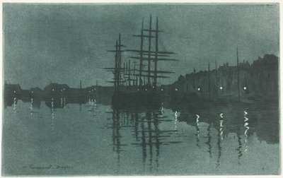 ディエップの盆地 作： Henri Charles Guérard