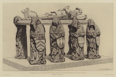 フィリップポットの墓、ブルゴーニュのグランドセネシャル、15世紀 作： Henri Charles Guérard