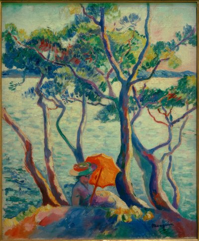 オンブレルのジャンヌ」「キャバリエ 作： Henri Charles Manguin