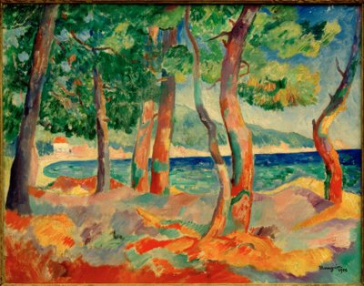 カヴァリエールの松林 作： Henri Charles Manguin