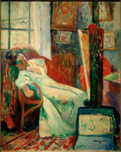 モデルの休息（ジャンヌ 作： Henri Charles Manguin
