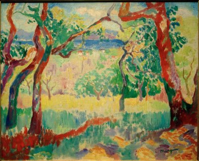 ル・ヴァロン、ラ・ヴィラ・デミエール 作： Henri Charles Manguin