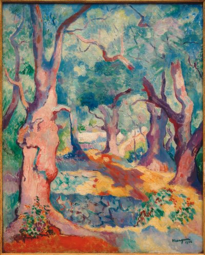 カバリエールのオリーブの木 作： Henri Charles Manguin