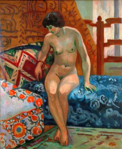 オスマン・スタイルのヌード 作： Henri Charles Manguin