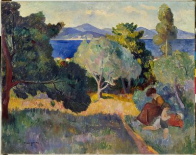 サントロペ 作： Henri Charles Manguin