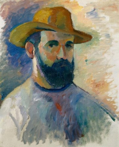 セルフポートレイト 作： Henri Charles Manguin