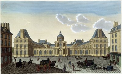 リュクサンブール宮殿の眺め（1820年頃） - Courvoisierの "Vues de Paris "より 作： Henri Courvoisier Voisin