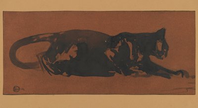黒猫（トイレ） 作： Henri Deluermoz