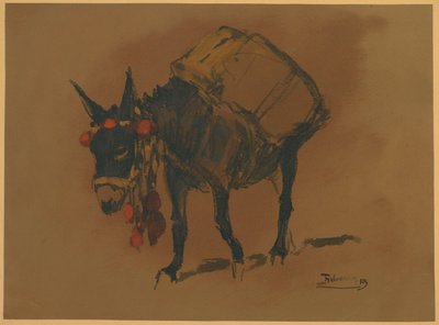 ロバ（紙にトイレ） 作： Henri Deluermoz