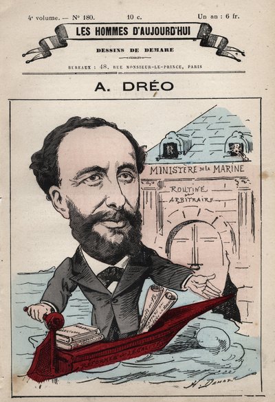 Amaury Dreo（1829-1882）の漫画（「Les Hommes d