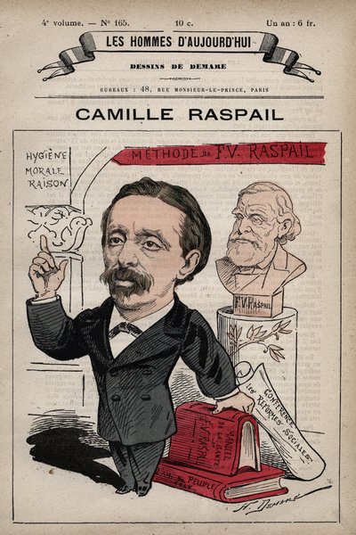 カミーユ・ラスパイユ（1827-1893）の漫画（「Les Hommes d