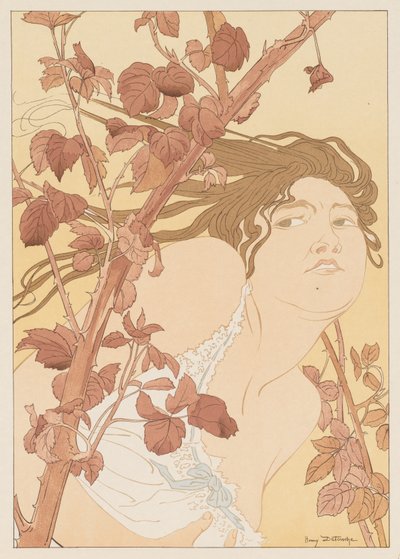 ブランブルズで ブランブルズで、1898 年。 作： Henri Detouche
