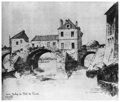 「オールドミル」、c1840-1880 1924 作： Henri Deville