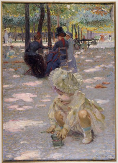 1886年8月のルクセンブルクでの午後 作： Henri Edmond Cross