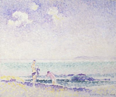 入浴者;入浴者、1906 作： Henri Edmond Cross