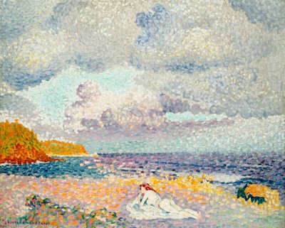 雷雨の前 作： Henri Edmond Cross