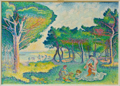 地中海の縁 作： Henri Edmond Cross