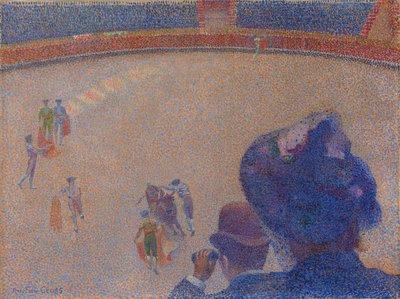 ブルズの実行、1891-1892。 作： Henri Edmond Cross