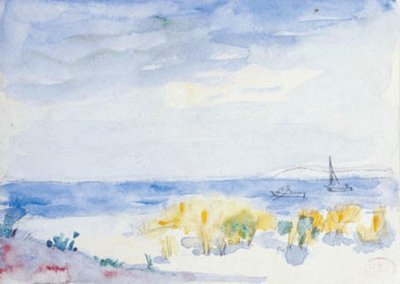 海岸の風景 作： Henri Edmond Cross