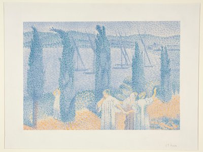 散歩 作： Henri Edmond Cross