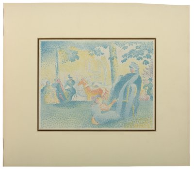 レシャンエリゼ、パン、1898年 作： Henri Edmond Cross