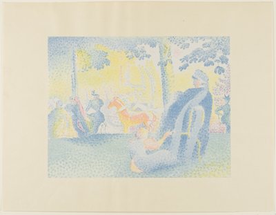 シャンゼリゼ 作： Henri Edmond Cross