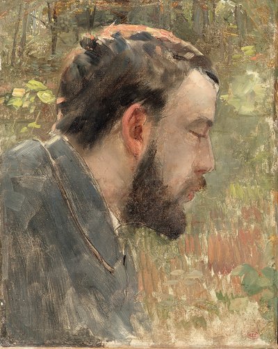 クラブの肖像（キャンバスに油彩） 作： Henri Edmond Cross