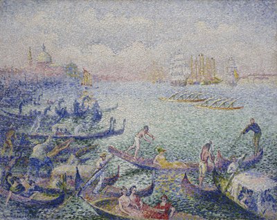 1903年9月〜1904年1月、ヴェネツィアのレガッタ 作： Henri Edmond Cross