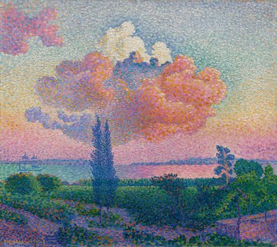 ピンクの雲 作： Henri Edmond Cross