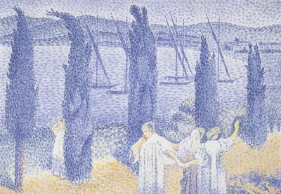 ザ・プロムナード 作： Henri-Edmond Cross